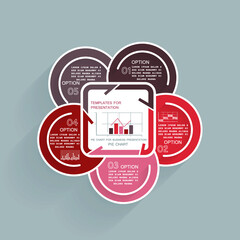 Infographic elements for annual business reports