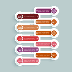 Obraz premium Template for your project, options for presentations