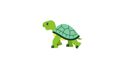 Turtle vector flat icon. Isolated Tortoise emoji illustration