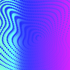 Fototapeta premium 3D abstract monochrome background with dots pattern vector design, technology theme, dimensional dotted flow in perspective, big data, nanotechnology.