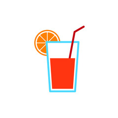 juice icon cocktail drink vector icon