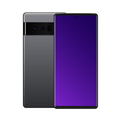 Isolated Smartphone Pixel Pro Mockup . Vector illustration