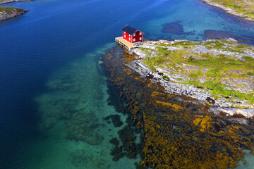 Landscape in Vega archipelago in Norway, UNESCO World Heritage Site