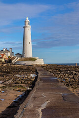 Obraz premium St Mary's Lighthouse - Whitley Bay - United Kingdom