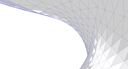 abstract geometry spiral shape 3d rendering