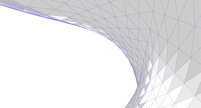 abstract geometry spiral shape 3d rendering