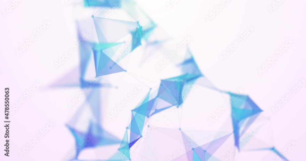 Poster plexus concept, lines connection background animation