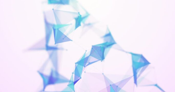 Plexus concept, lines connection background animation