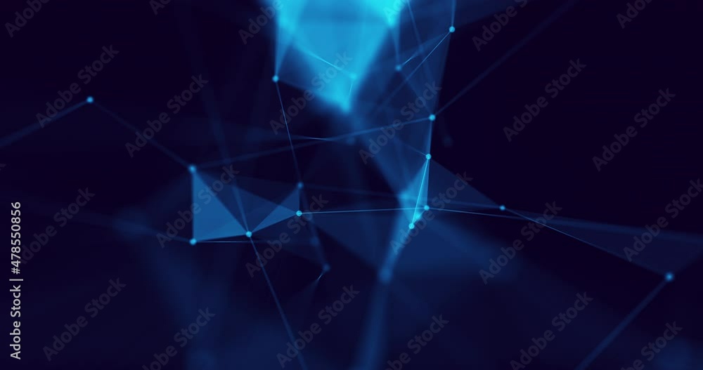 Poster plexus concept, lines connection background animation