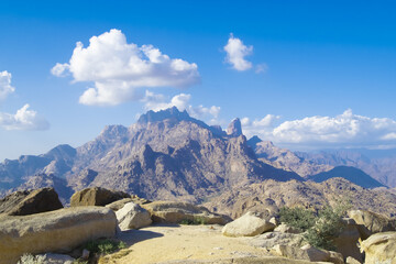 landscape with sky and clouds in Saudi Arabia