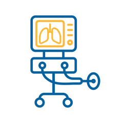 ICU ventilator medical therapy lungs ventilation