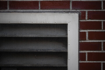 Air Condition Vent on a Brick Building