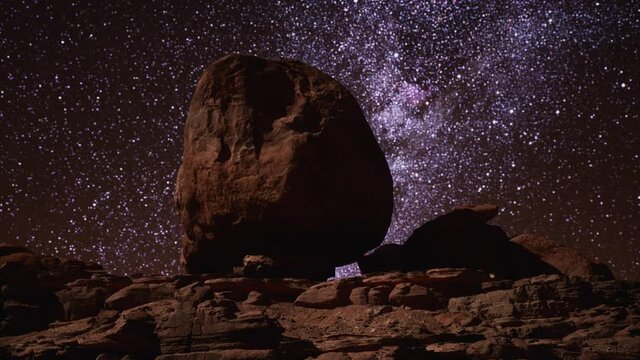 milky way at natural stone park the grand canyon