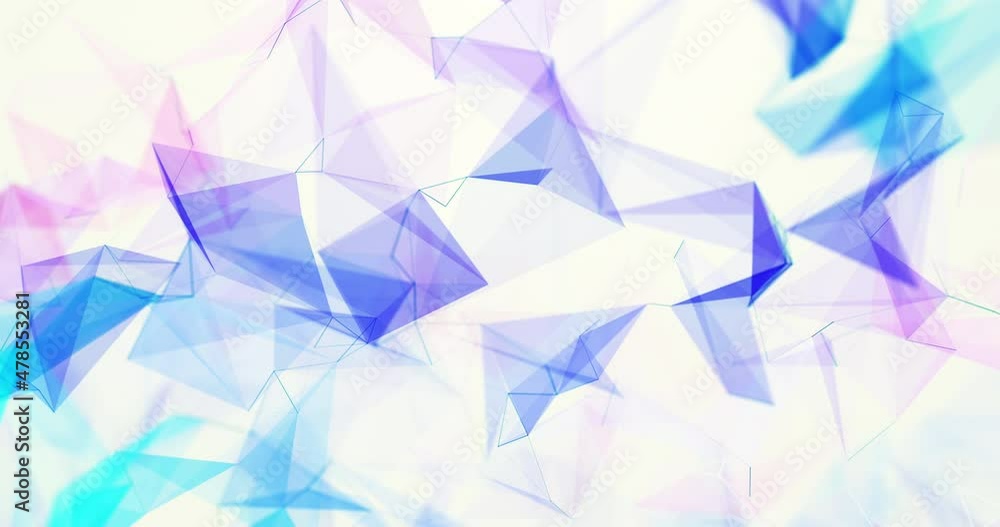 Poster plexus concept, lines connection background animation