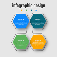 Business infographics template. timeline with 4 steps, options. can be used for workflow diagram, info chart, web design