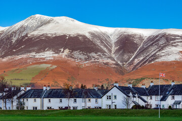 Skiddaw Mountain above Keswick in the Lake District - Cumbria - United Kingdom