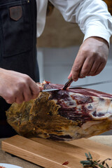 Cortador de jamón Ibérico.