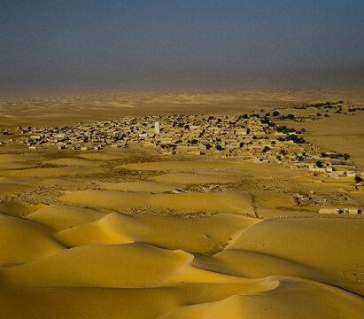 Sahara Desert Chinguetti Village Mauritania Africa