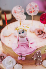 Birthday cake for a little girl
