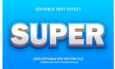 super editable text effect