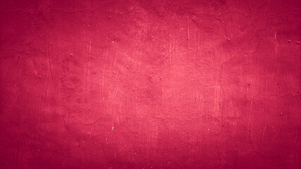 red abstract old concrete wall texture background