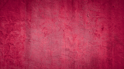 red abstract old concrete wall texture background