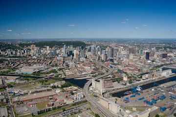 Obraz premium Downtown Montreal in Summer Quebec Canada