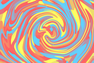 colorfull abstract liquid twirl color pop background and pattern. modern texture ilustration. trendy rainbow colors.