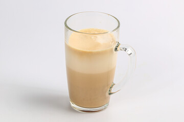 Hot and sweet Latte coffee