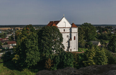 Obraz premium THE HEADLIGHT CHURCH OF THE TRANSFORMATION OF THE LORD IN NOVOGRUDKA. BELARUS