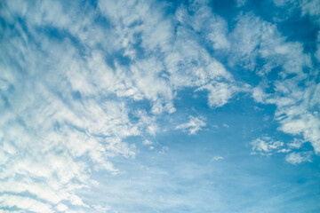 Blue sky and clouds background