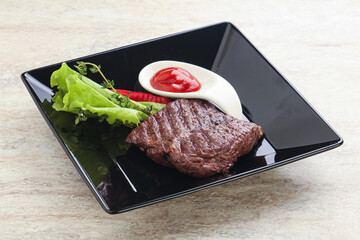Grilled machete skirt beef steak