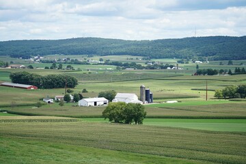 Lancaster country valley view. © Vito Natale NJ USA
