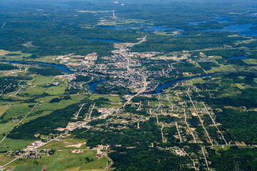 Naklejka premium City of Mont-Laurier Quebec Canada