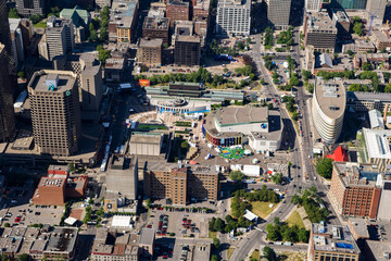 Fototapeta premium Place des Arts Downtown Montreal Quebec Canada