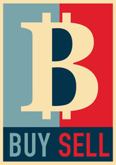 Cryptocurrency Bitcoin poster