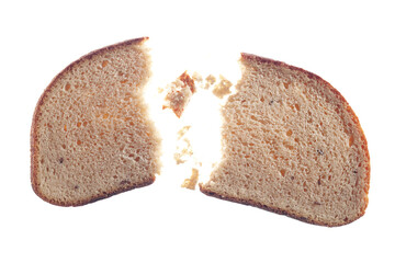 Rye bread slices