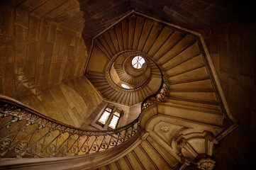 stairs in the Fourvière Basilica