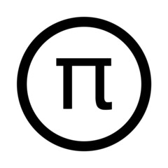illustration of a pi constant