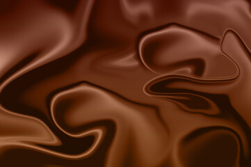 Abstract Chocolate Liquid Background