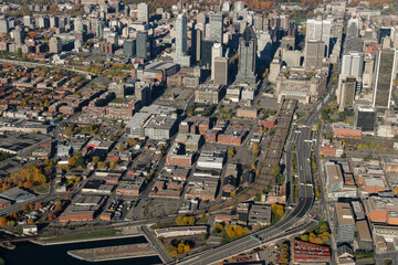 Downtown Montreal in Summer Quebec Canada