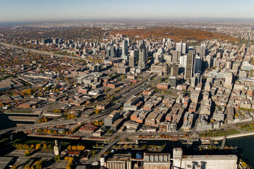 Downtown Montreal in Summer Quebec Canada