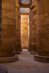 Old ancient egyptian buildings in Luxor