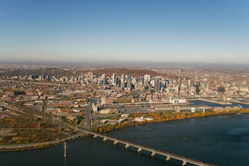 Fototapeta premium Downtown Montreal in Summer Quebec Canada
