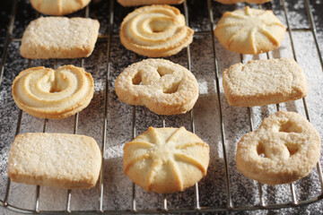 Cookies of various shapes