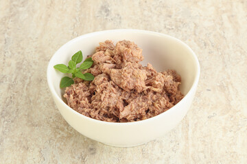 Canned tuna fish for salad