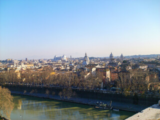 Obraz premium Tiber River, Rome Italy 
