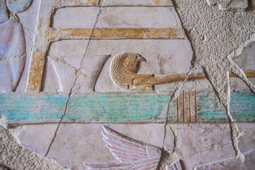 Old ancient egyptian buildings in Luxor