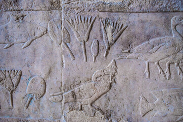 Old ancient egyptian buildings in Luxor