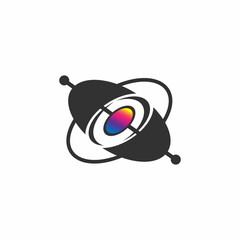 Naklejka premium Gyroscope icon. Simple element from sensors icons collection. Creative Gyroscope icon ui, ux, apps, software and infographics.